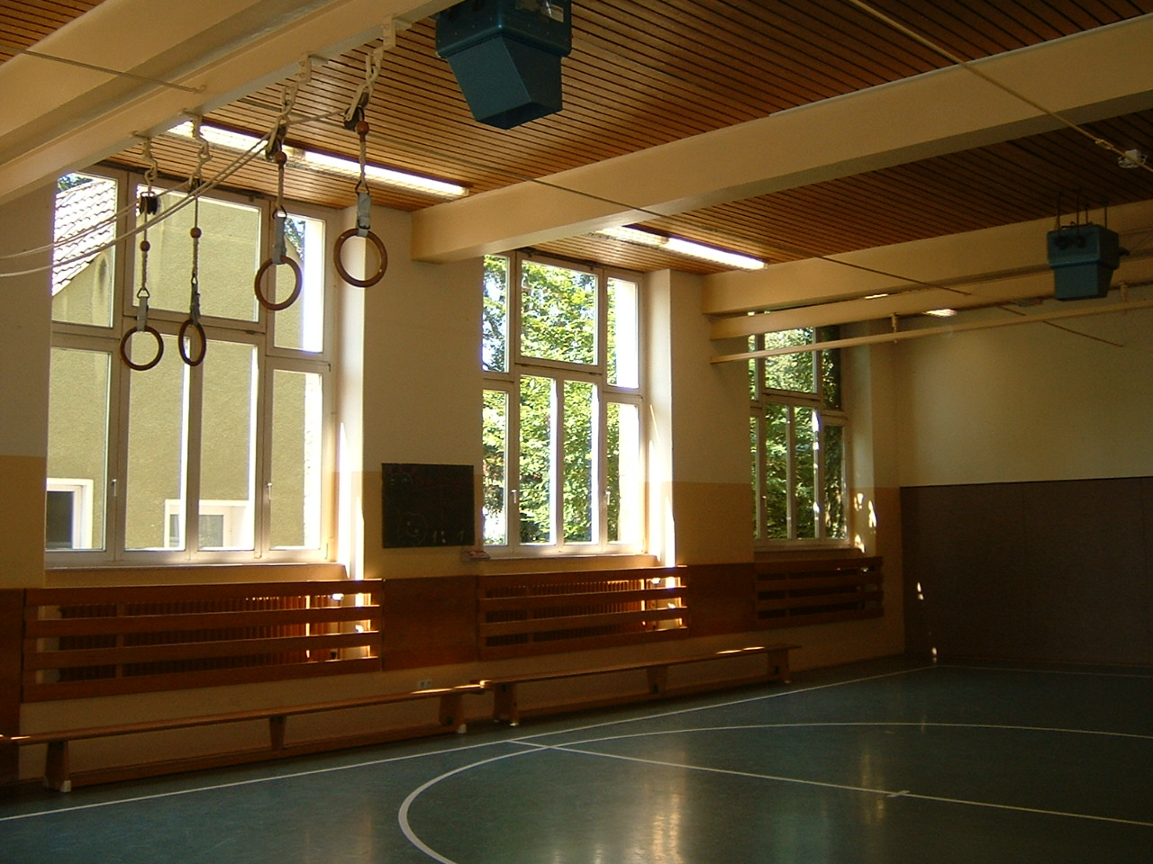 ... die alte Gymnastikhalle vor dem Umbau